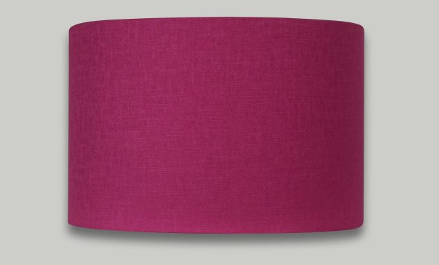 Carna Fuchsia Pink Satin Drum Lampshade The Lampshade Barn regarding size 1400 X 1118