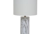 Catalina Lighting 245 In Marble Table Lamp With White Shade 20640 regarding dimensions 1000 X 1000