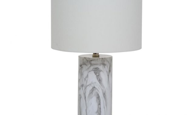 Catalina Lighting 245 In Marble Table Lamp With White Shade 20640 regarding dimensions 1000 X 1000