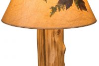 Cedar Table Lamp Traditional Or Vintage Cedar Finish Optional pertaining to measurements 1630 X 2500