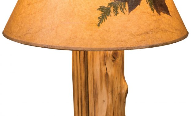 Cedar Table Lamp Traditional Or Vintage Cedar Finish Optional pertaining to measurements 1630 X 2500