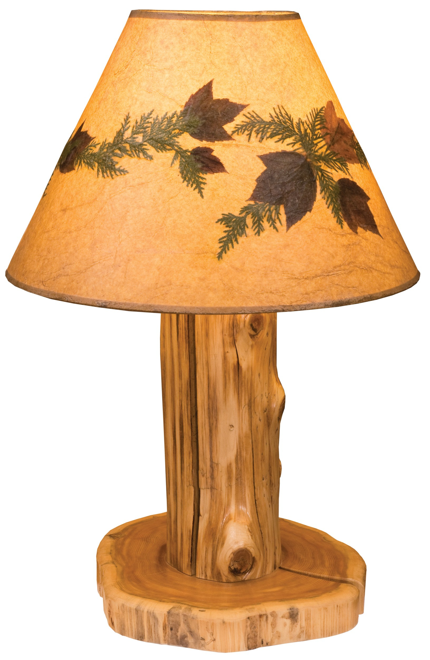 Cedar Table Lamp Traditional Or Vintage Cedar Finish Optional pertaining to measurements 1630 X 2500