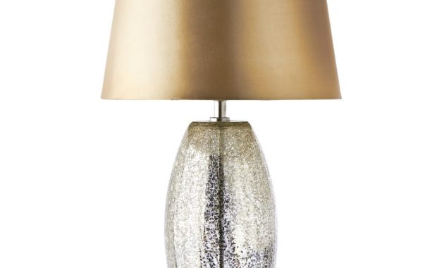 Champagne Crackle Glass Lamp with sizing 1500 X 1500