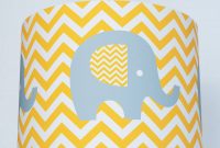 Chevron Elephant Nursery Paper Lampshade Koko Kids inside size 900 X 900