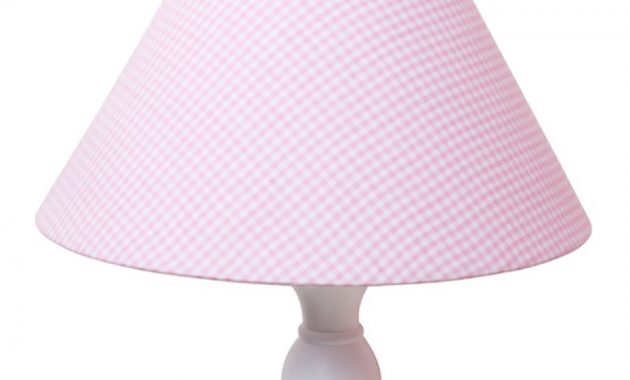 Childrens Lampshade Pink Gingham with regard to measurements 900 X 900