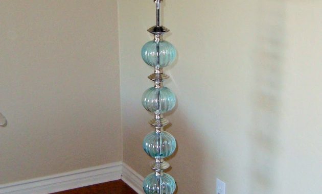 Christines Favorite Things Aqua Glass Floor Lamp regarding proportions 900 X 1600