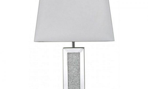 Cimc Milano Mirror Brick Table Lamp With White Shade throughout size 900 X 900