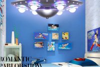 Colorful Remote Control Ufo Spaceship Chandelier Childrens Room for dimensions 1000 X 1000