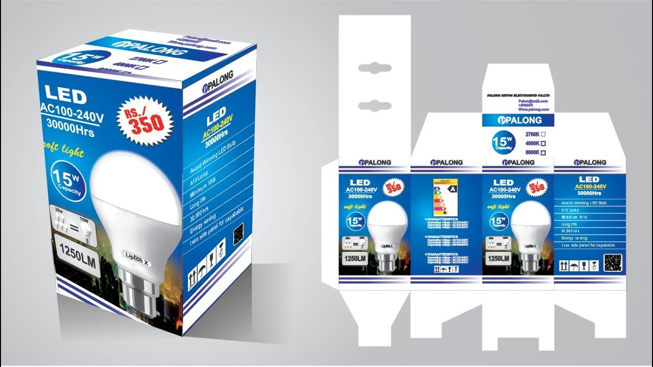 Coreldraw Led Bulb Packaging Tutorial In Urdu Hindi Anas with proportions 1280 X 720