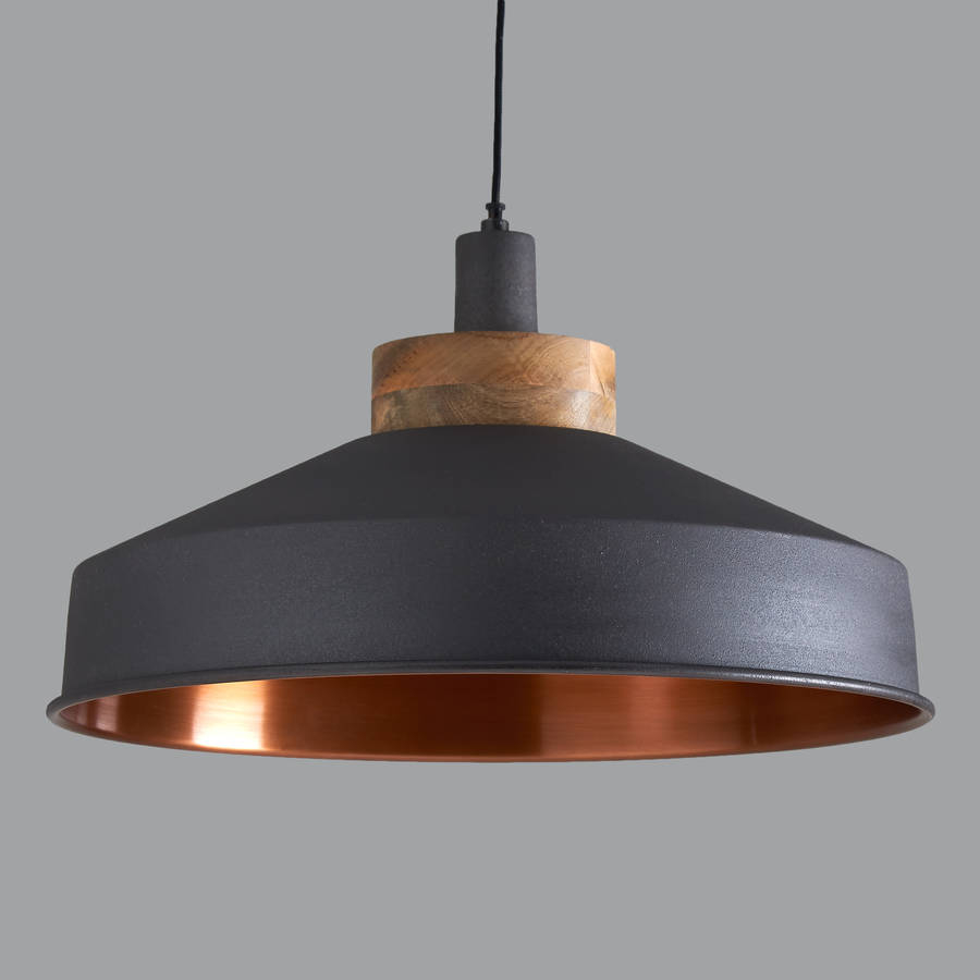 Cosmos Graphite And Copper Pendant Light Horsfall Wright within dimensions 900 X 900