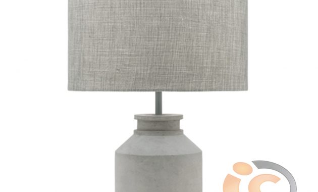 Cougar Lighting Macey Concrete Table Lamp Ic Lighting with proportions 1000 X 1000