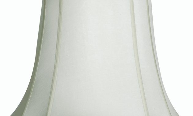 Cream Faux Silk Oval Lamp Shade 21 Inch Oaks711 21iv Oaks Lighting regarding proportions 1000 X 1000