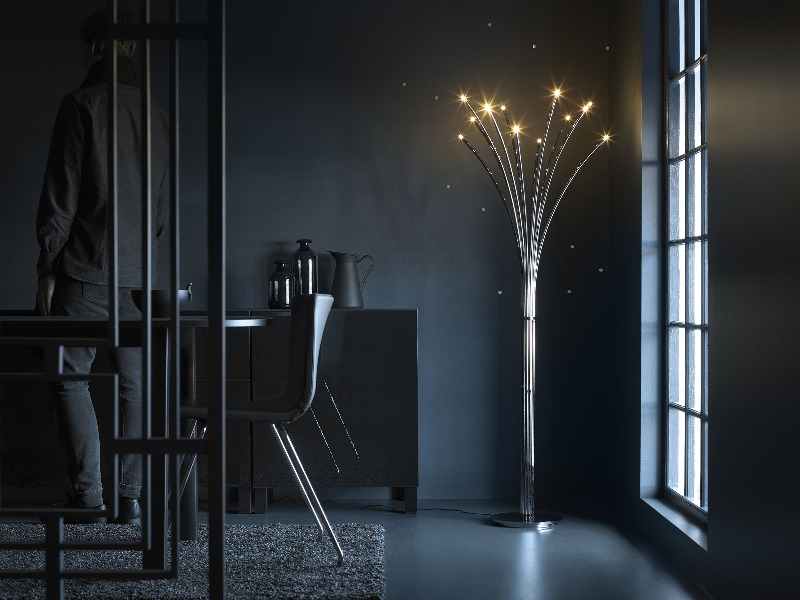 Create A Sparkly Ambience In Your Room With Hovns Floor Lamp with dimensions 2579 X 1934