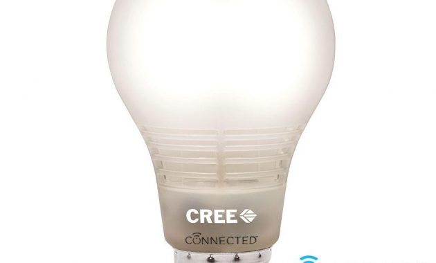 Cree Connected 60w Equivalent Soft White A19 Dimmable Led Light Bulb regarding proportions 1000 X 1000