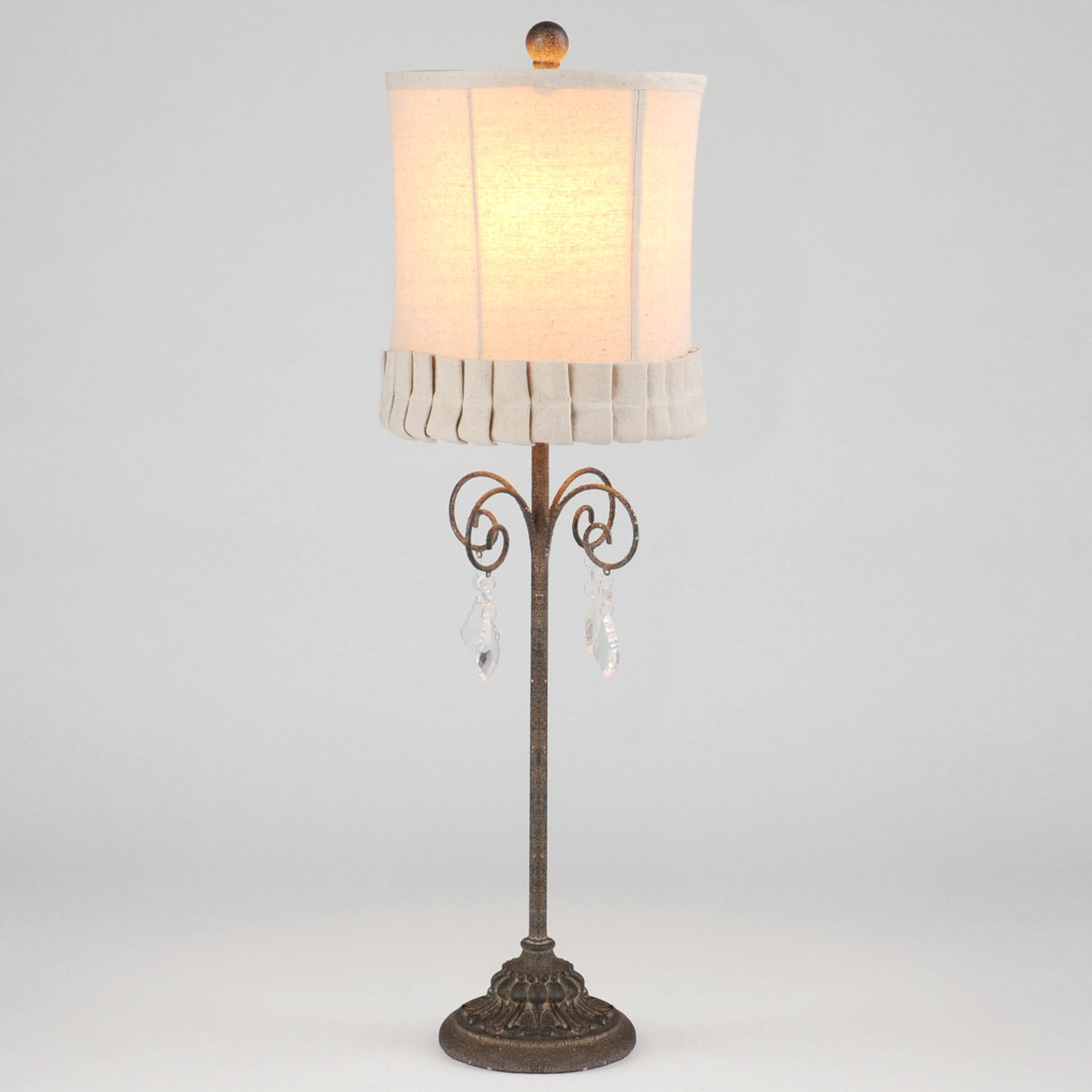 Crystal Buffet Lamps 3 Rustic Buffet Lamp With Pleat Shade Fashion with regard to measurements 2400 X 2400