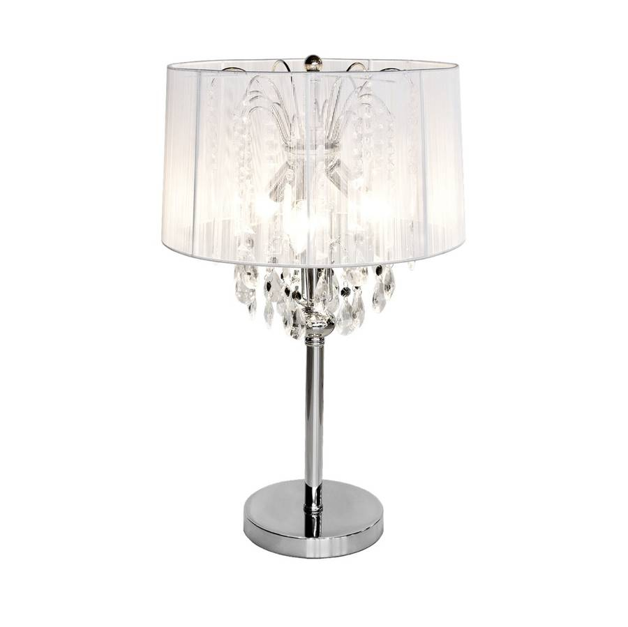 Crystal Chandelier Table Lamp Made With Love Designs Ltd inside sizing 900 X 899