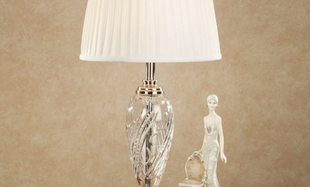 Crystale Lamps Vintage With Night Light In Base Hanging Crystals Cut intended for size 1043 X 1043