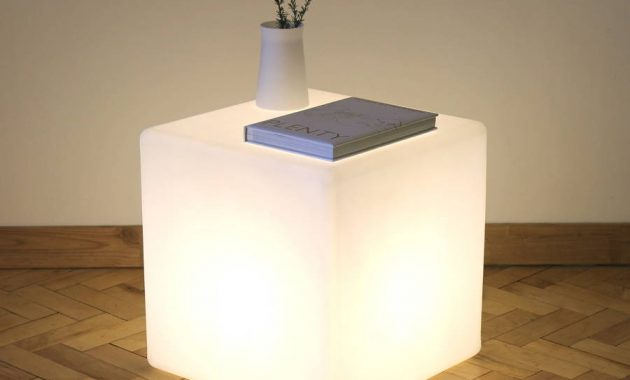 Cube Lit Table One Foot Taller Notonthehighstreet with measurements 900 X 900