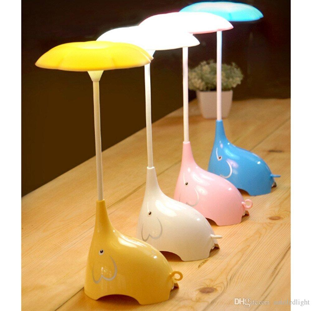 Cute Elephant Childrens Night Lights Flexible Angles Desk Lamp regarding sizing 1005 X 1000