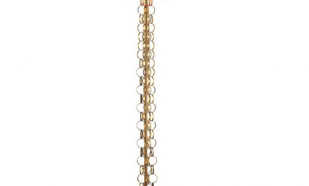 Cwi Lighting Chained 60 In Gold Floor Lamp With Black Shade pertaining to sizing 1000 X 1000