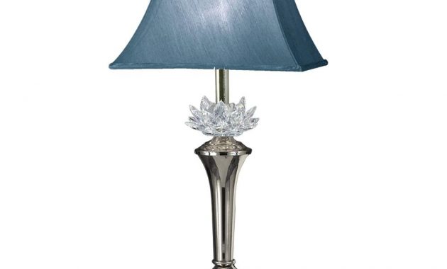 Dale Tiffany 30 In Polished Nickel Paseo Crystal Table Lamp With with regard to size 1000 X 1000