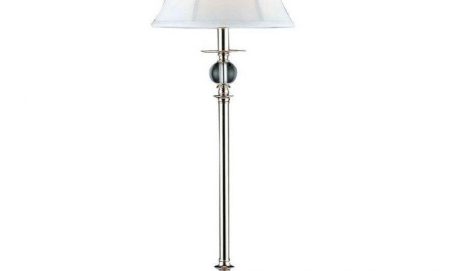 Dale Tiffany 32 In Polished Chrome Buffet Lamp With Crystal Shade with regard to proportions 1000 X 1000