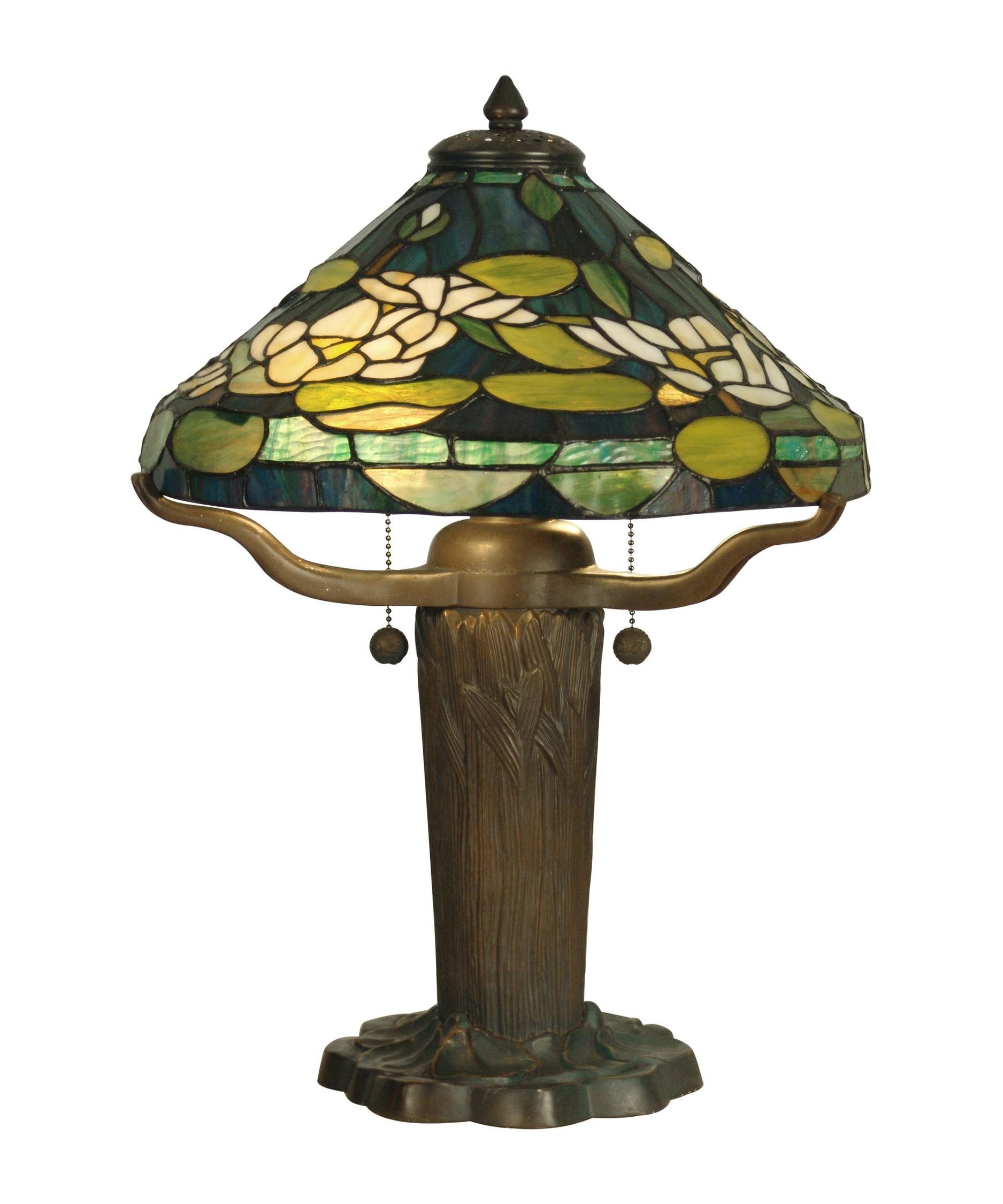 Dale Tiffany Tt10032 Water Lily 20 Inch High Table Lamp Capitol throughout measurements 1875 X 2250