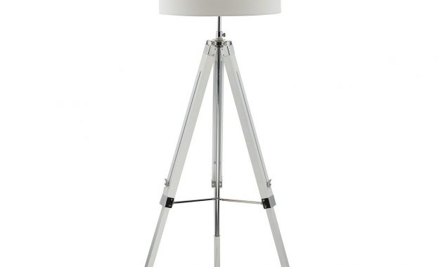 Dar Lighting Easel Tripod Floor Lamp Base Only White Gloss Eas492 regarding sizing 1200 X 1200