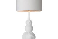 David Hunt Lighting Daphne Single Light Table Lamp Base In White for dimensions 1000 X 1000