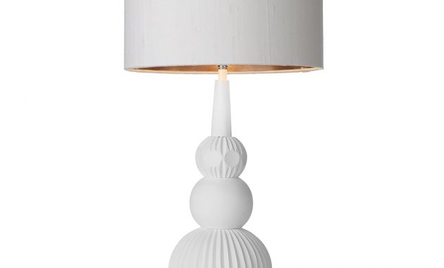 David Hunt Lighting Daphne Single Light Table Lamp Base In White for dimensions 1000 X 1000