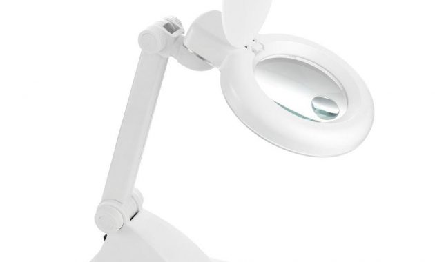 Daylight Naturalight 35 In White Table Magnifying Lamp Un1040 throughout size 1000 X 1000