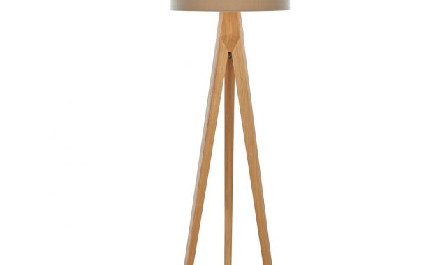 Debenhams Home Collection Hudson Wooden Tripod Floor Lamp Living pertaining to measurements 1150 X 1150