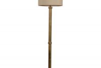 Decor Therapy 615 In Zadar Brass 3 Way Floor Lamp With Fabric Shade throughout size 900 X 900