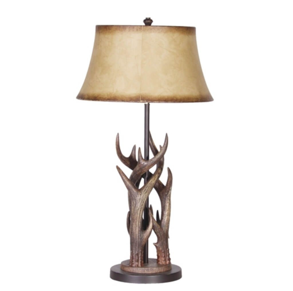 Deer Antler Table Lamps Faux Ideas Espan regarding proportions 1024 X 1017