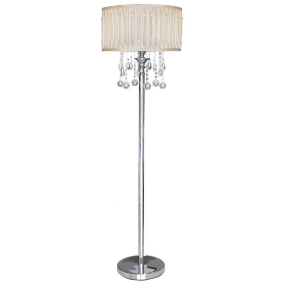 Delux Crystal Droplet Floor Lamp Tj Hughes intended for sizing 1000 X 1000