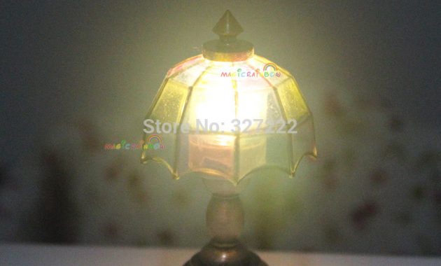 Desk Table Lamp Bedside Led Light Wireless Mosaic Battery Dollhouse intended for proportions 900 X 900