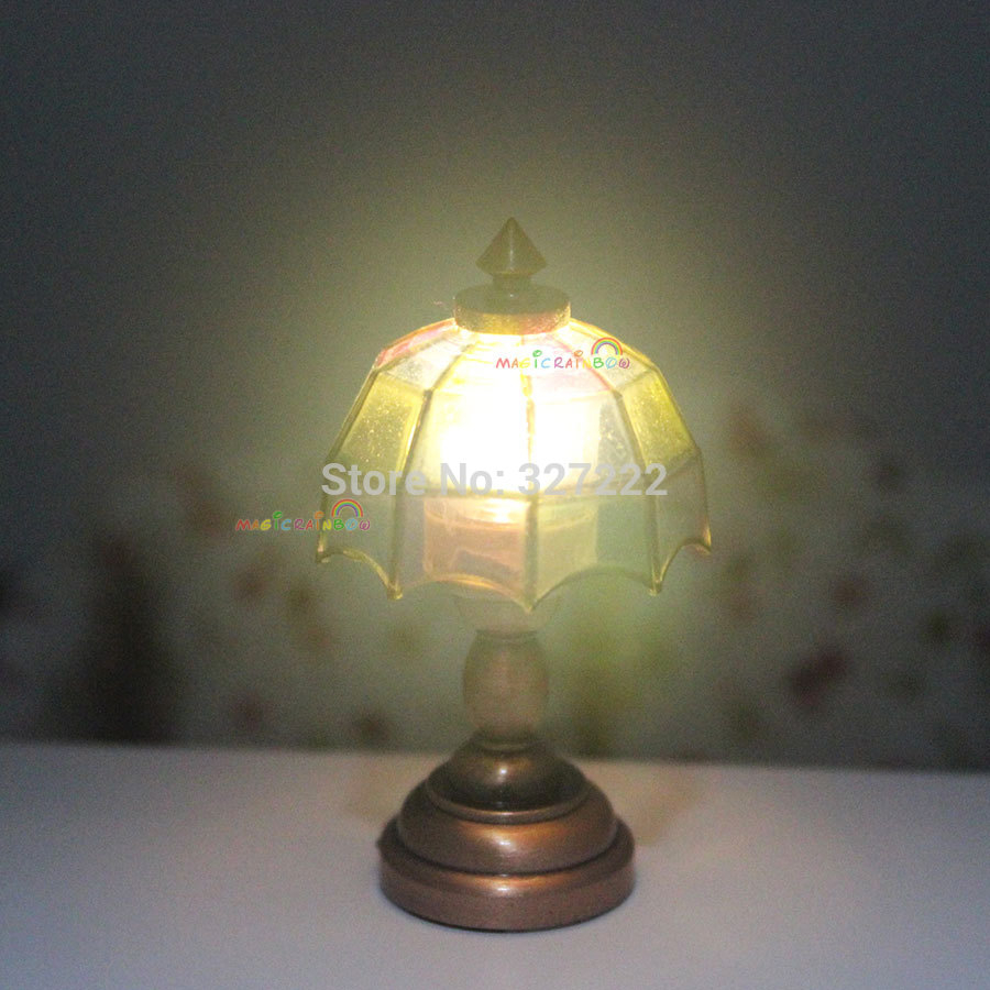 Desk Table Lamp Bedside Led Light Wireless Mosaic Battery Dollhouse intended for proportions 900 X 900