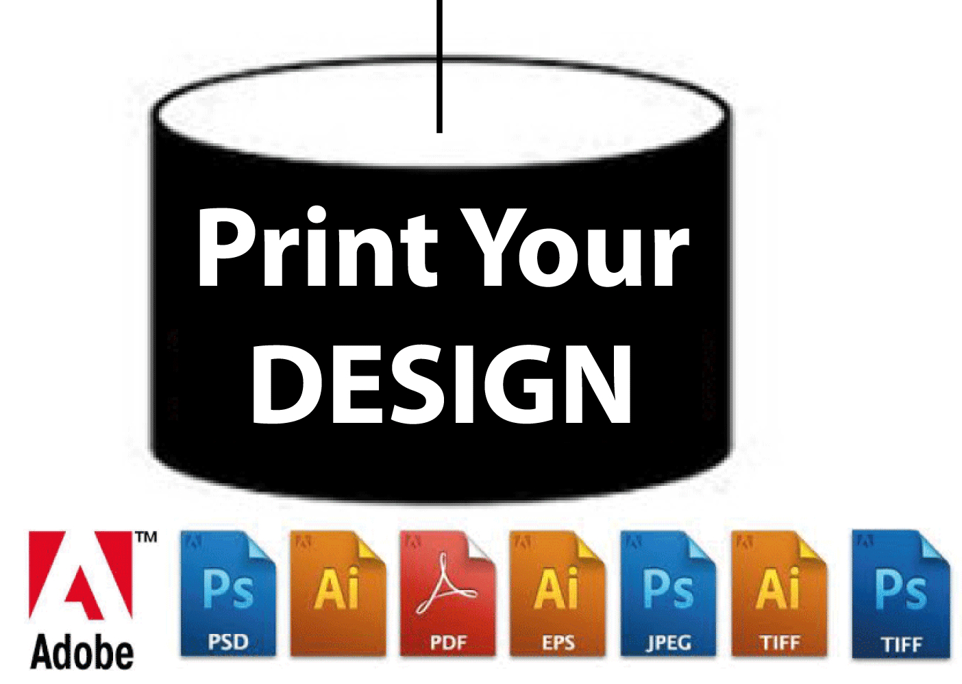 Digital Print For 30cm Drum Lampshade Making Kit for sizing 1404 X 998