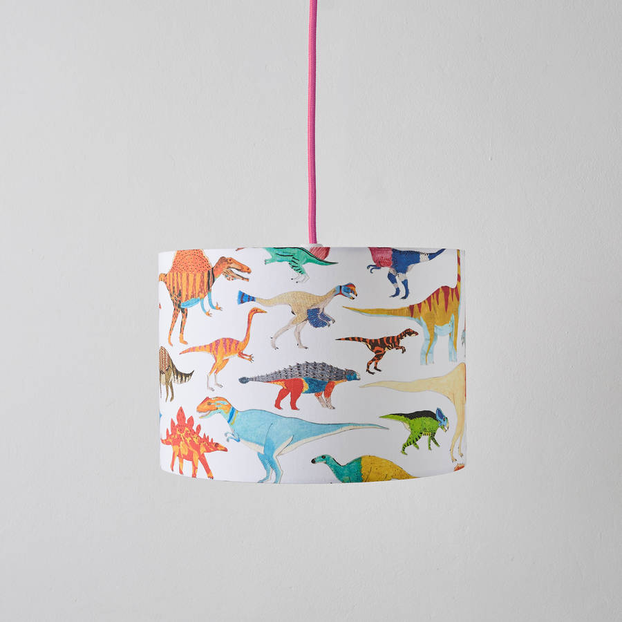 Dinosaur Lampshade James Barker Notonthehighstreet in sizing 900 X 900