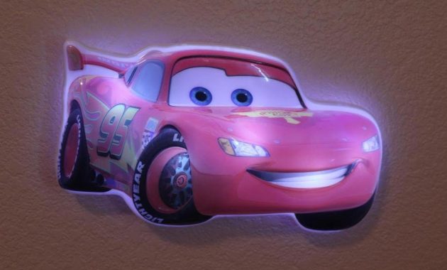 Disney Cars Lightning Mcqueen Wall Friends Light Up Talking Night within sizing 1124 X 749