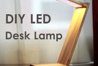 Diy Led Desk Lamp W Strip Lights Beleuchtung Holz Und Basteln with measurements 1294 X 1080