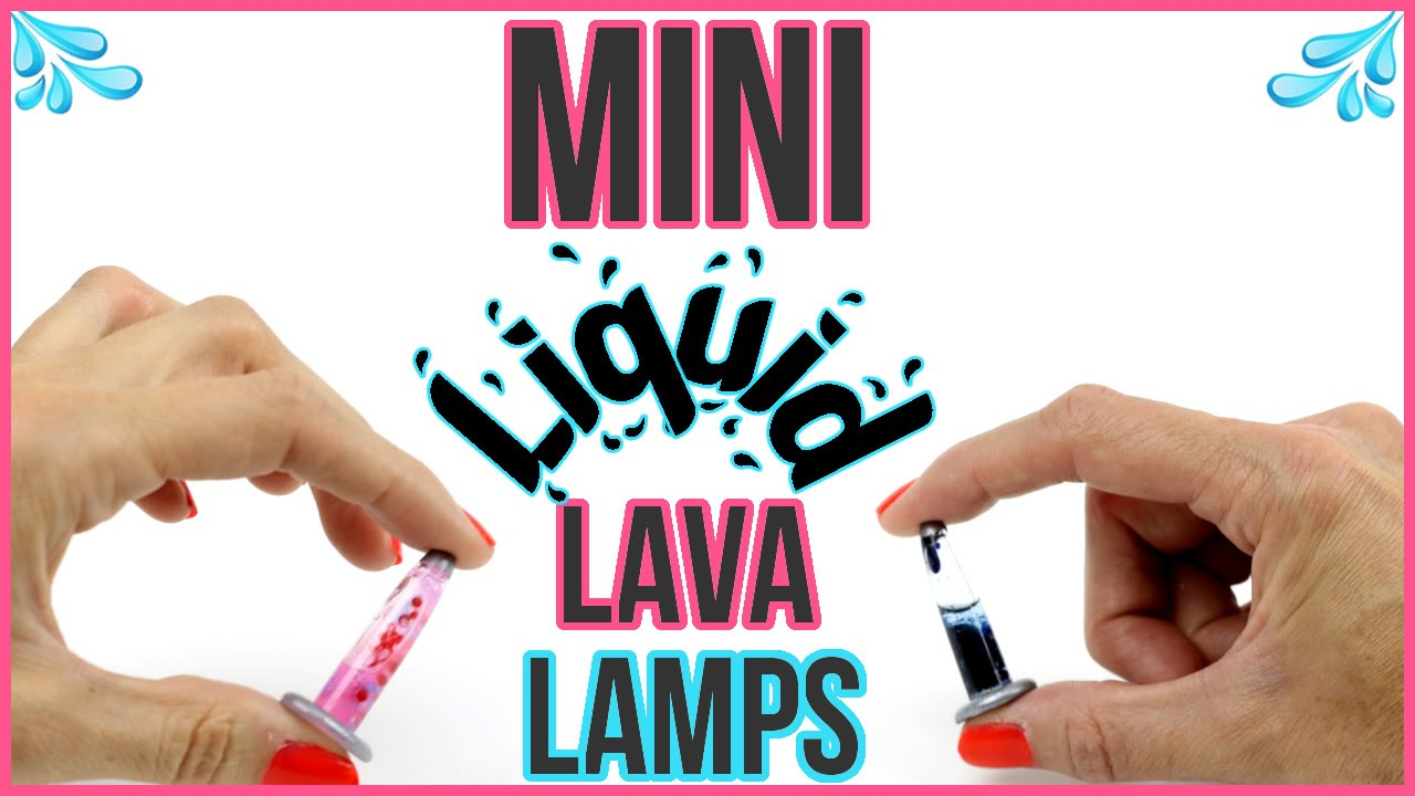 Diy Miniature Liquid Lava Lamps Orbeez Lava Glitter Liquid Diys with regard to proportions 1280 X 720