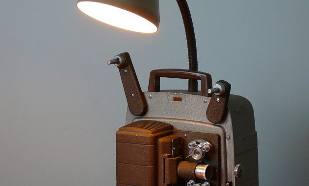 Don Draper Bell And Howell 8mm Projector With Vintage Desk Lamp inside size 1920 X 2560