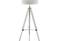 Easel White Gloss Wood Floor Lamp With Shade within proportions 1200 X 1200