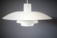 Elegantes Poul Henningsen Lampe Vintage White Ph 43 Pendant Lamp pertaining to proportions 1034 X 893