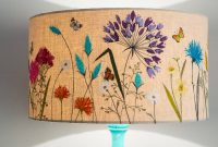 Embroidered Onto 100 Linen With Bright Shots Of Floral Colour for size 900 X 900