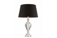 Endon Aldwych Crystal Table Lamp With Black Shade 61186 Cici 14bl regarding measurements 1000 X 1000