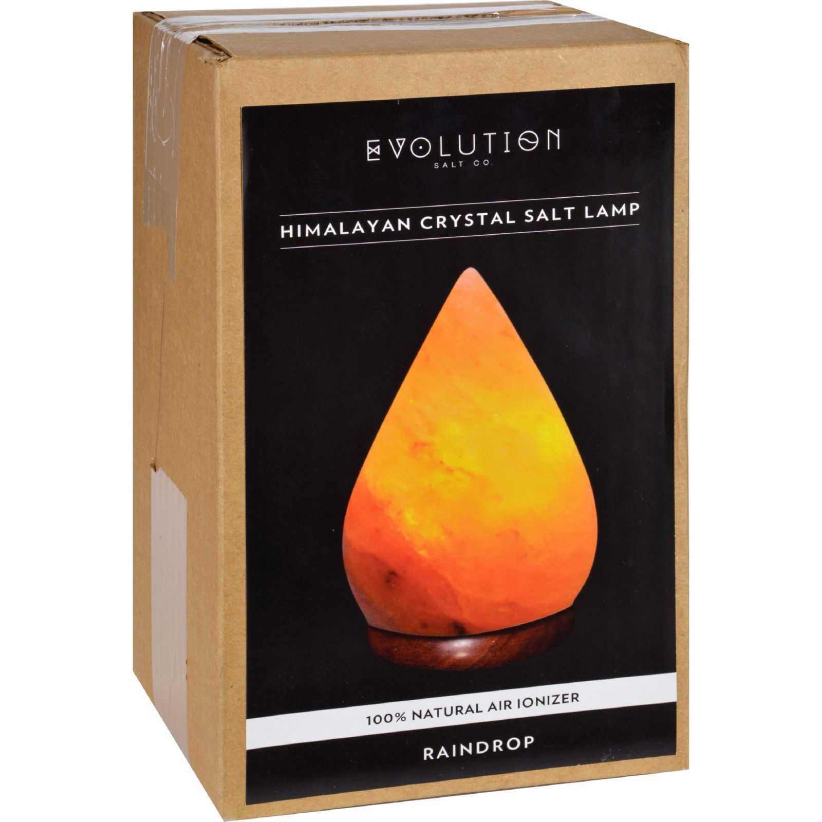 Evolution Himalayan Crystal Salt Lamp Raindrop Shape 5 Lbs Natural intended for proportions 1600 X 1600