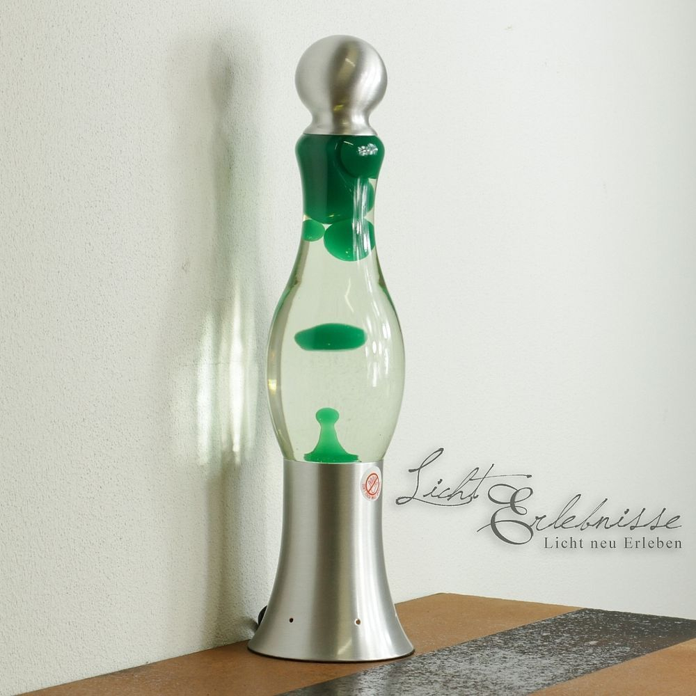 Exotic Lava Lamp 42cm In Green Clear Lava Lamp Magma Lamp Table Desk for measurements 1000 X 1000