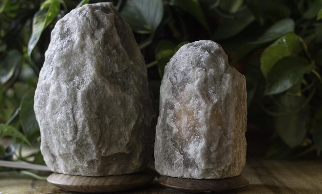 Fair Trade Rare Grey Himalayan Crystal Salt Lamps Set Of 2 So with size 4187 X 3140